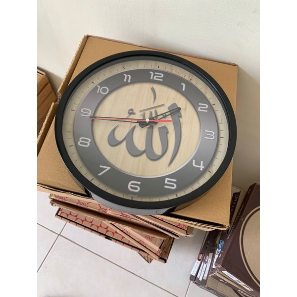 30cm Large modern design Calligraphy Wall Clock Shopee Philippines