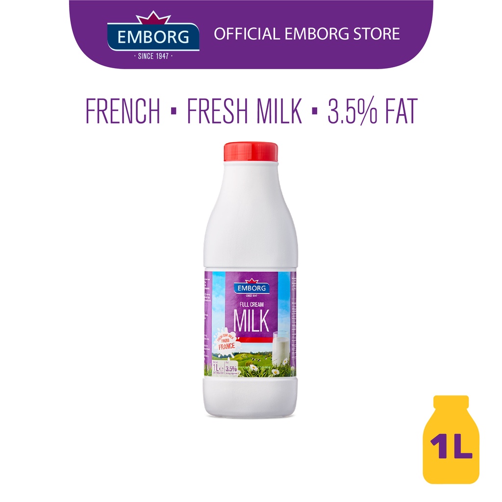 Fresh Full Cream Milk 1L [Expiration February 3, 2023] Shopee