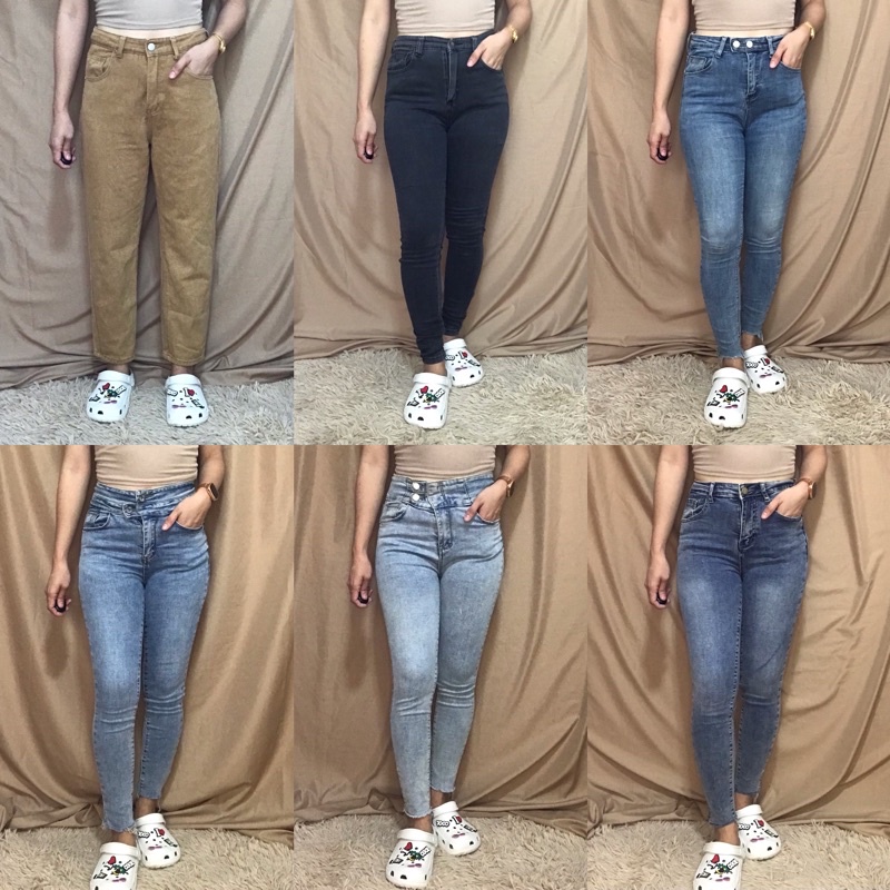 SKINNY JEANS Baggy/Wideleg/MomJeans/Skinny(with Freebies)Post1
