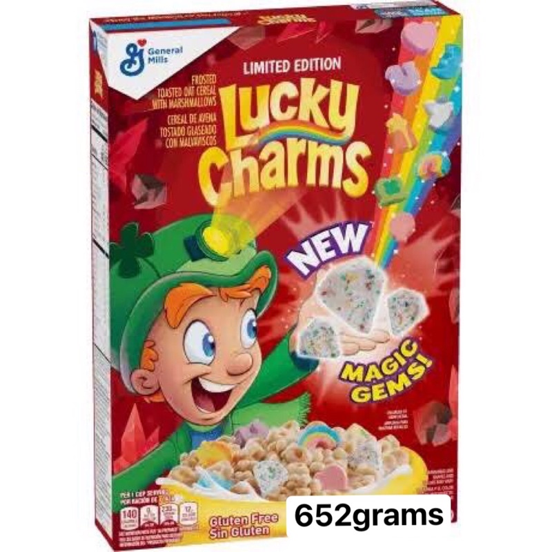 General Mills Lucky Charm Cereals Magic Gems Marshmallow Shape And