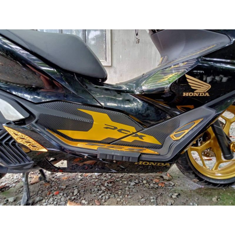 HONDA PCX 160 SIDE FOOTPEG CARBON PROTECTOR | Shopee Philippines