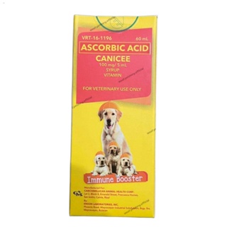 Canicee Ascorbic Acid - Vitamin Supplement Syrup for Dogs & Puppies (Immune Booster) 60ml2022