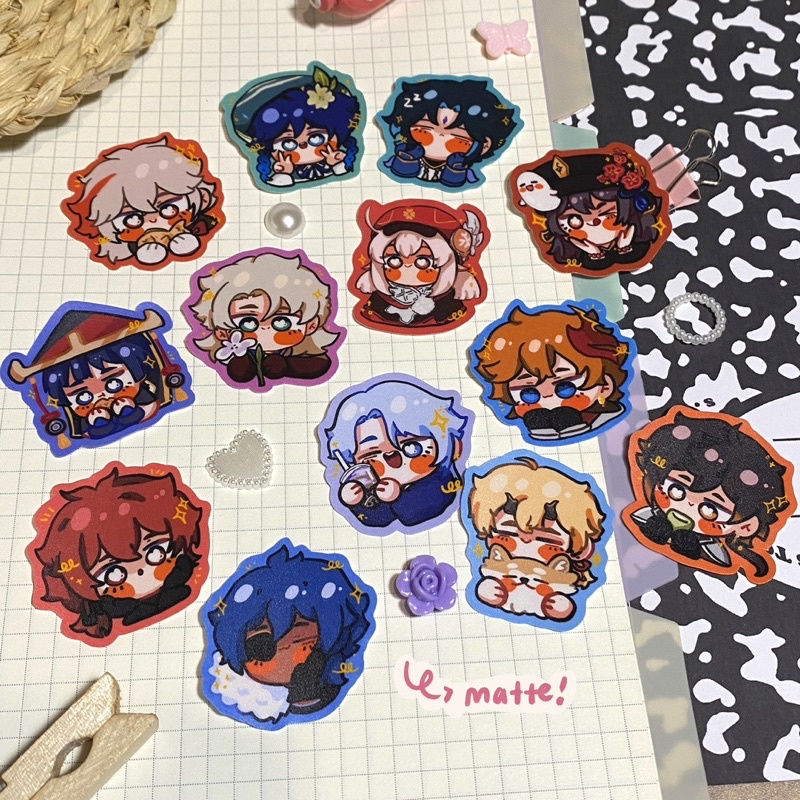 Genshin Impact Candy Stickers Kurluwu Shopee Philippines