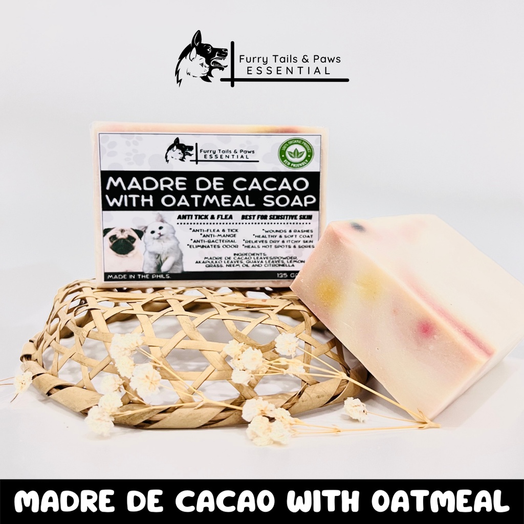 Madre De Cacao with Oatmeal Organic Soap 135g Shopee Philippines