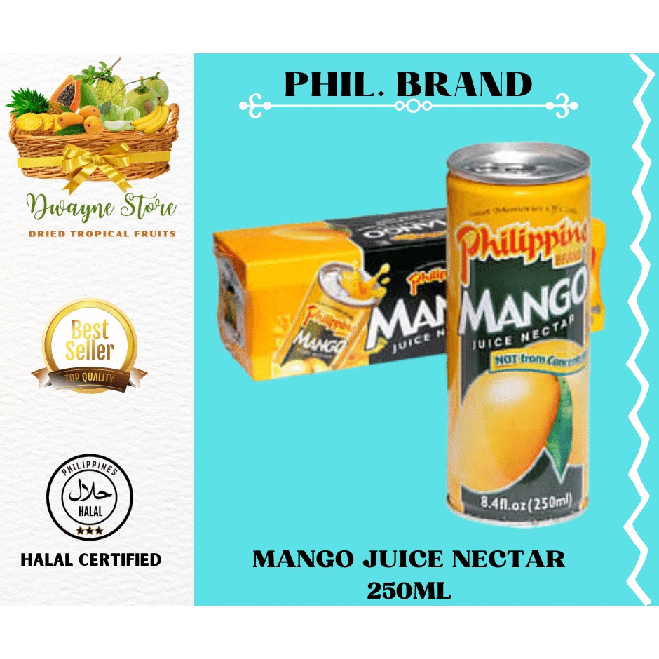 MANGO JUICE NECTAR 250ML, PHILIPPINE BRAND Shopee Philippines