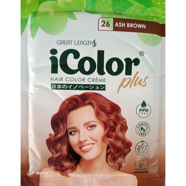 iColor Hair Color Cream Ash Brown 26 Shopee Philippines