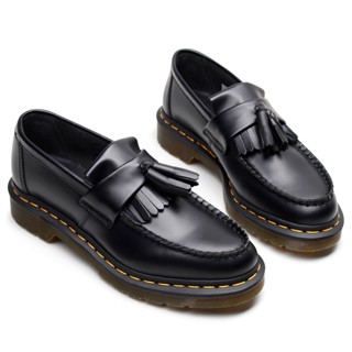 Dr.Martens Men's Loafers Genuine Leather Women Casual Loafers Unisex Slip On Tassel Leather Loafers