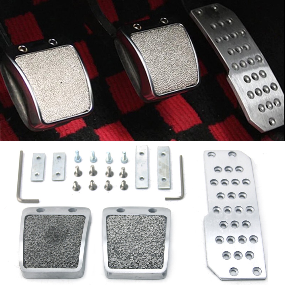 Alloy Car Foot Rest Accelerator Pedals Brake Pedal Clutch Pedals Racing