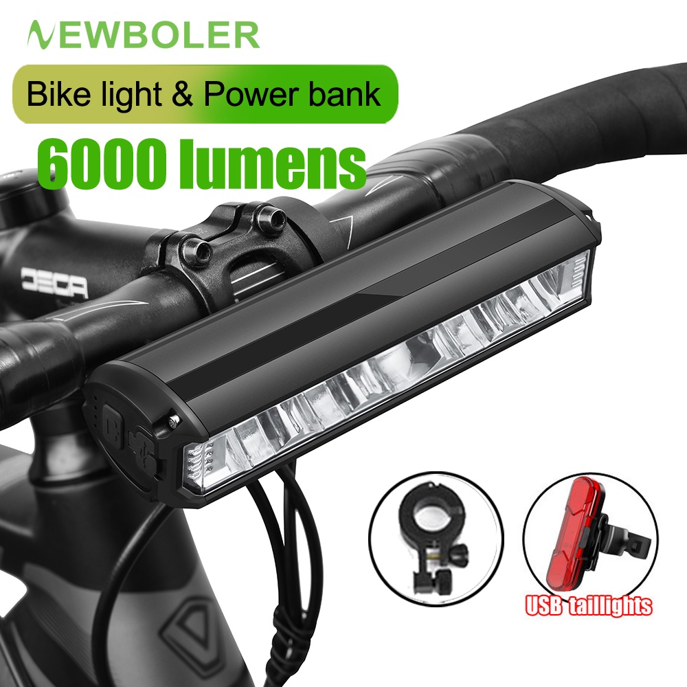Bike Light 3000 Lumen Set USB Rechargeable Bicycle Headlight