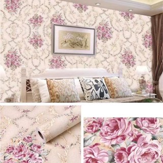 Size: width 45cm, length 9-10 meters, wallpaper attached to the wall, silk floor pattern Self-adhesive wall sticker #4