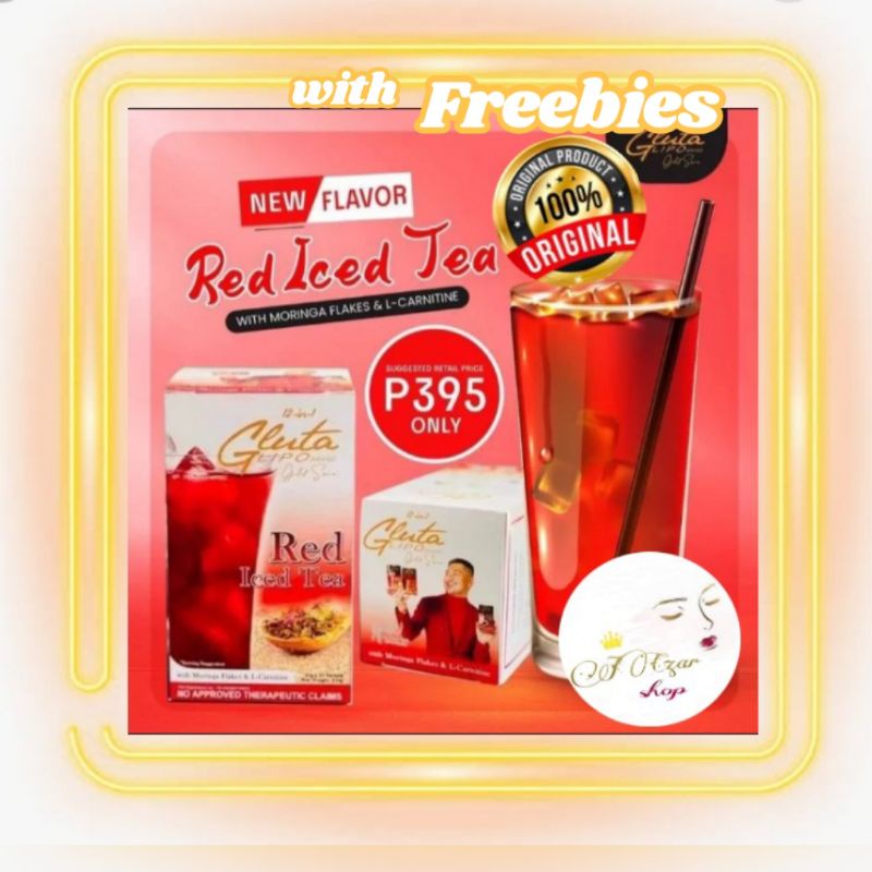Gluta Lipo Red Iced Tea Gold Series AUTHENTIC (10 Sachet per Box