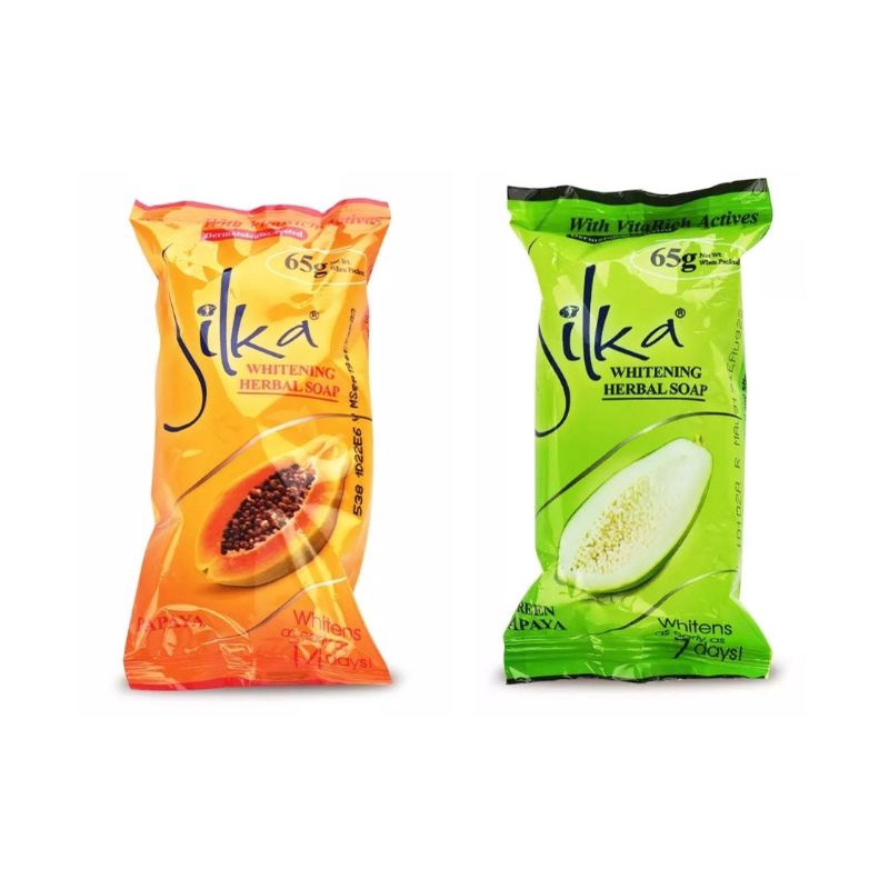 Silka Whitening Papaya Soap 65g sachet | Shopee Philippines