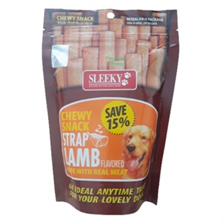 Sleeky Chewy Snack STRAP –Lamb Flavor 175g