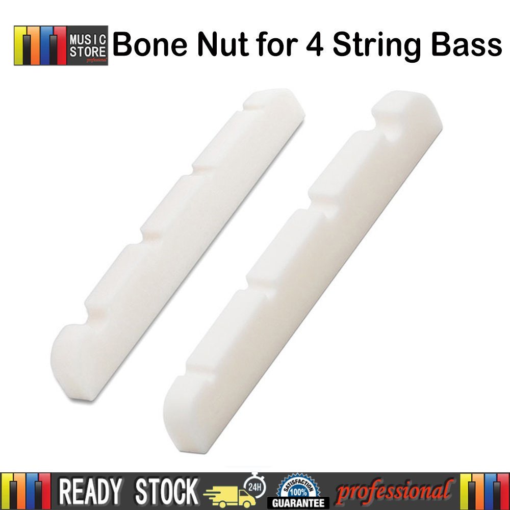 Slotted Real Bone 4/5 String Bass Nuts For Electric Bass Multiple