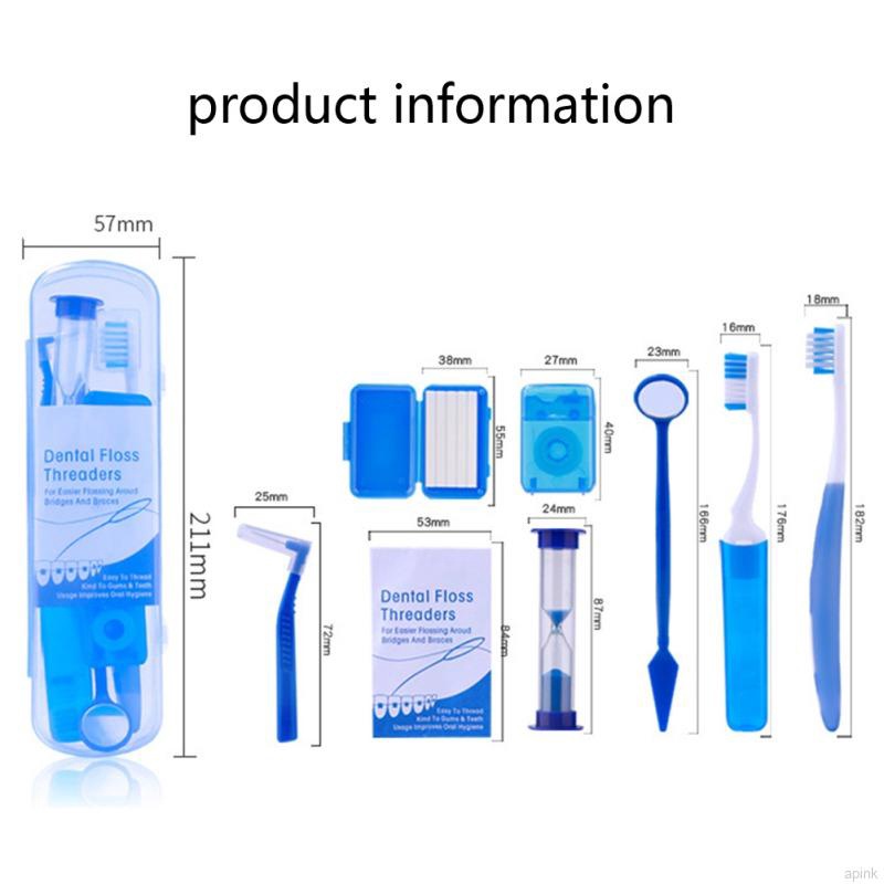 Orthodontic Supplies Set Dental Floss Wax Sand Timer Kitcetaphil baby bleaching scrub