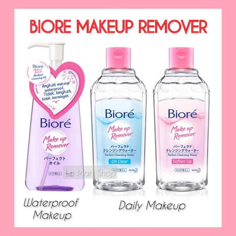 Biore Makeup Remover Oil 150ML Biore Makeup Remover Cleansing Water Oil