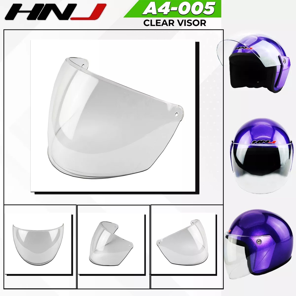 Visor for MK Makoto HNJ A4005 MRC Half Face Helmet Shopee Philippines