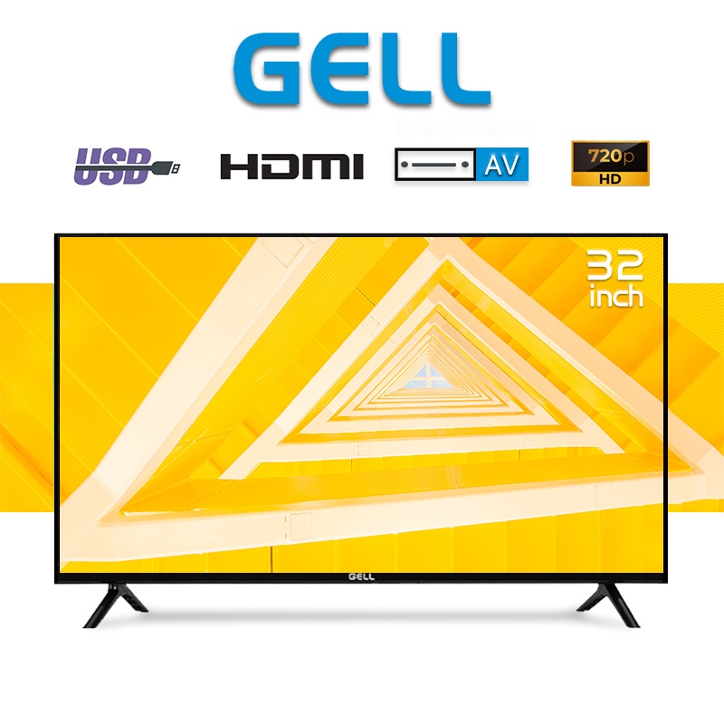 Gell 32 inch tv & smart tv 32 inch tv flat screen 32 inches | Shopee ...