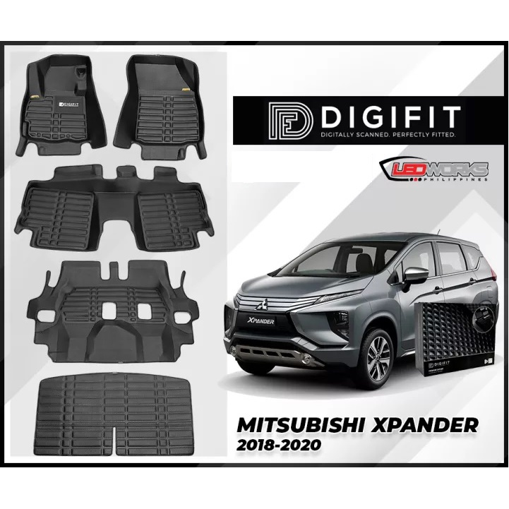 MITSUBISHI XPANDER / XPANDER CROSS 20182021 Digifit Premium Car Matting /Floorliner Shopee