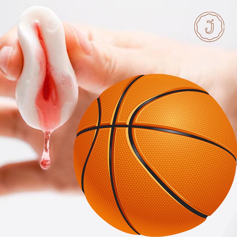 Mjk Basketball Fruit Syrup Filling Gummies Kids Children Sweet Snack Candies Holiday Grocery