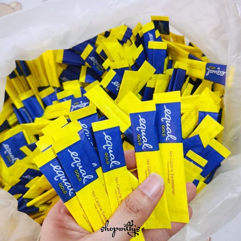 Equal Gold Zero Calorie Sweetener Sticks 50 Sticks Shopee Philippines 1548