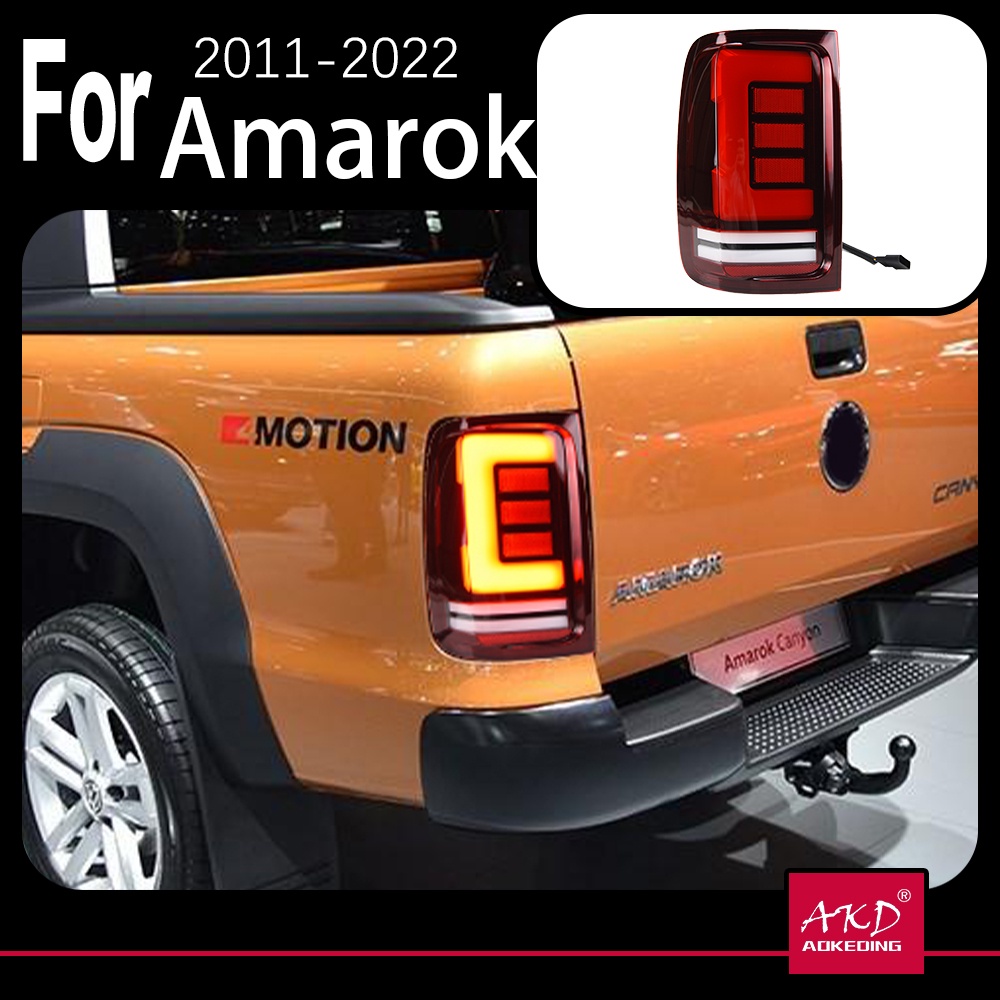 AKD Car Model for VW Amarok Tail Lights 20102020 Amarok LED Tail Lamp