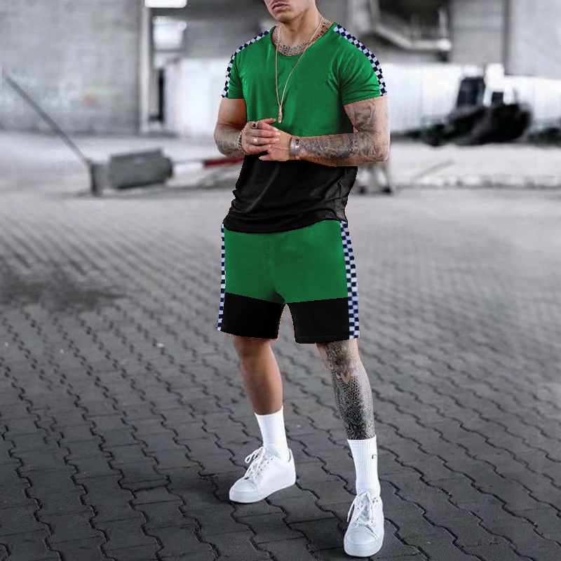 NEWLuxury 3D Printing Men Tracksuit Men's Oversized Clothing T-shirt Shorts outfits Sets Streetswear
