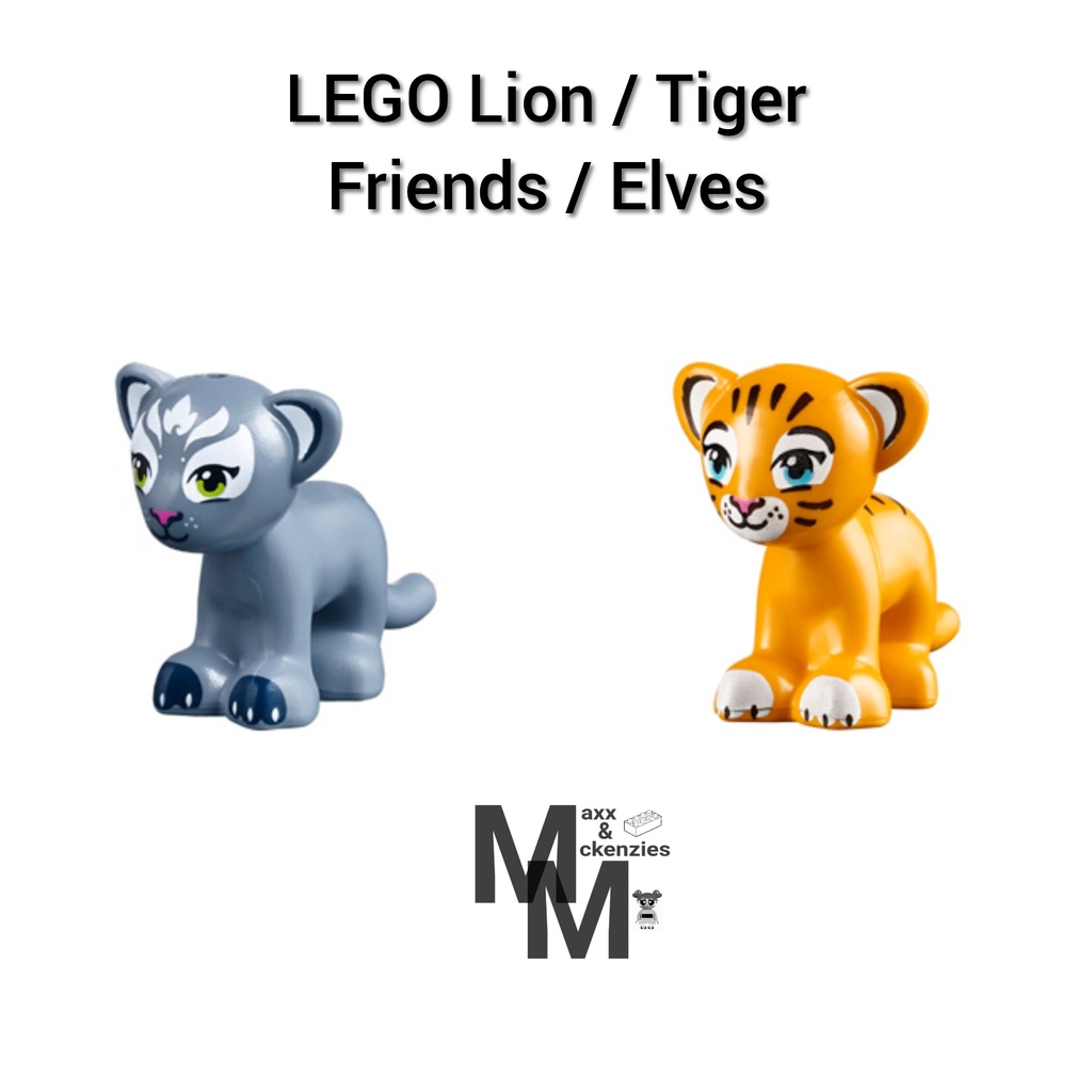 Lion / Tiger / Cub, Friends / Elves (14734pb) LEGO Animal | Shopee  Philippines