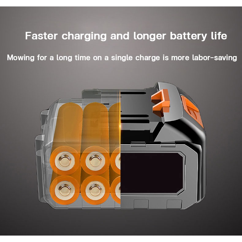 Original BORNRIN grass cutter rechargeable sale 24V/48V portable grass cutter electric lawn mower