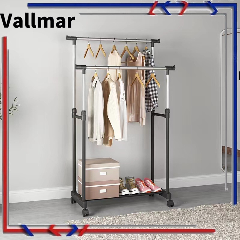 COD Double Pole Clothes Rack For Clothes Organizing Sampayan Double