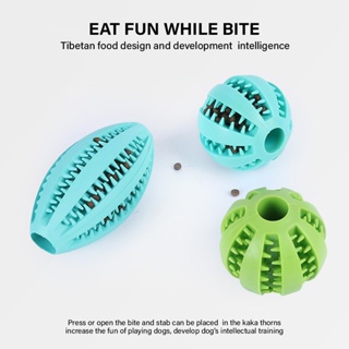 Cleaning Molar Bite Chewing Training Interactive Toy Pet Food Spiller Ball Dog Puppy Ball Tooth