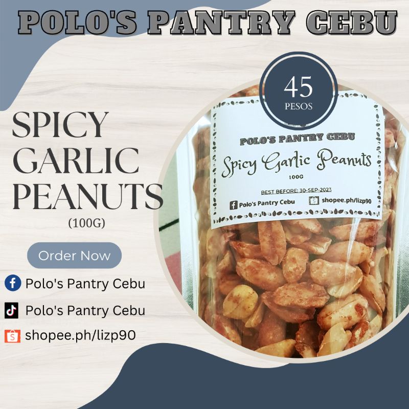 Pp Spicy Garlic Peanuts Shopee Philippines