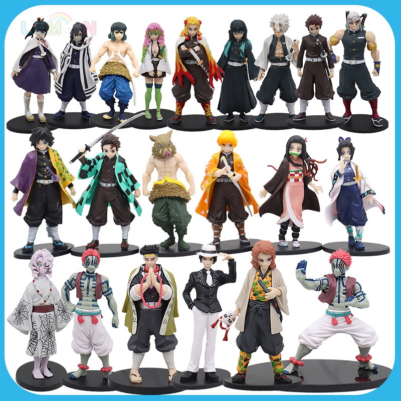 Demon Slayer Action Figures Tanjirou Nezuko PVC Cartoon Anime Model ...