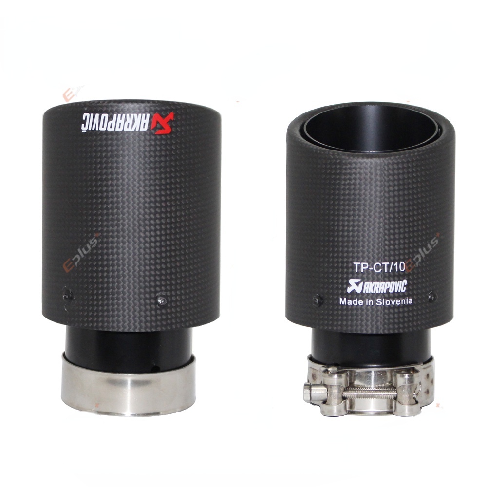 flightcar Akrapovic Car Matte Carbon Fibre Exhaust System Muffler Pipe