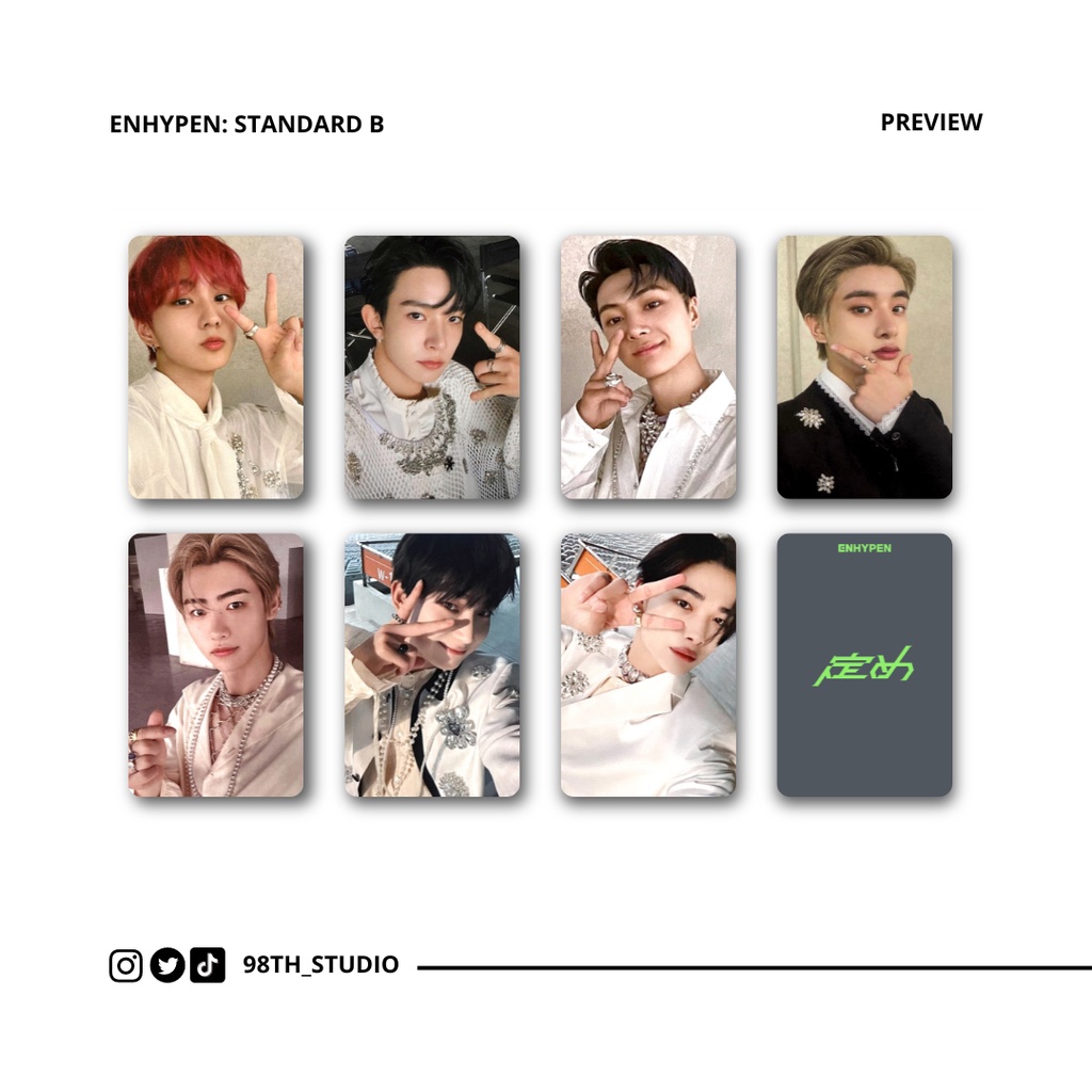 ENHYPEN Sadame Standard B Unofficial Photocard Shopee Philippines