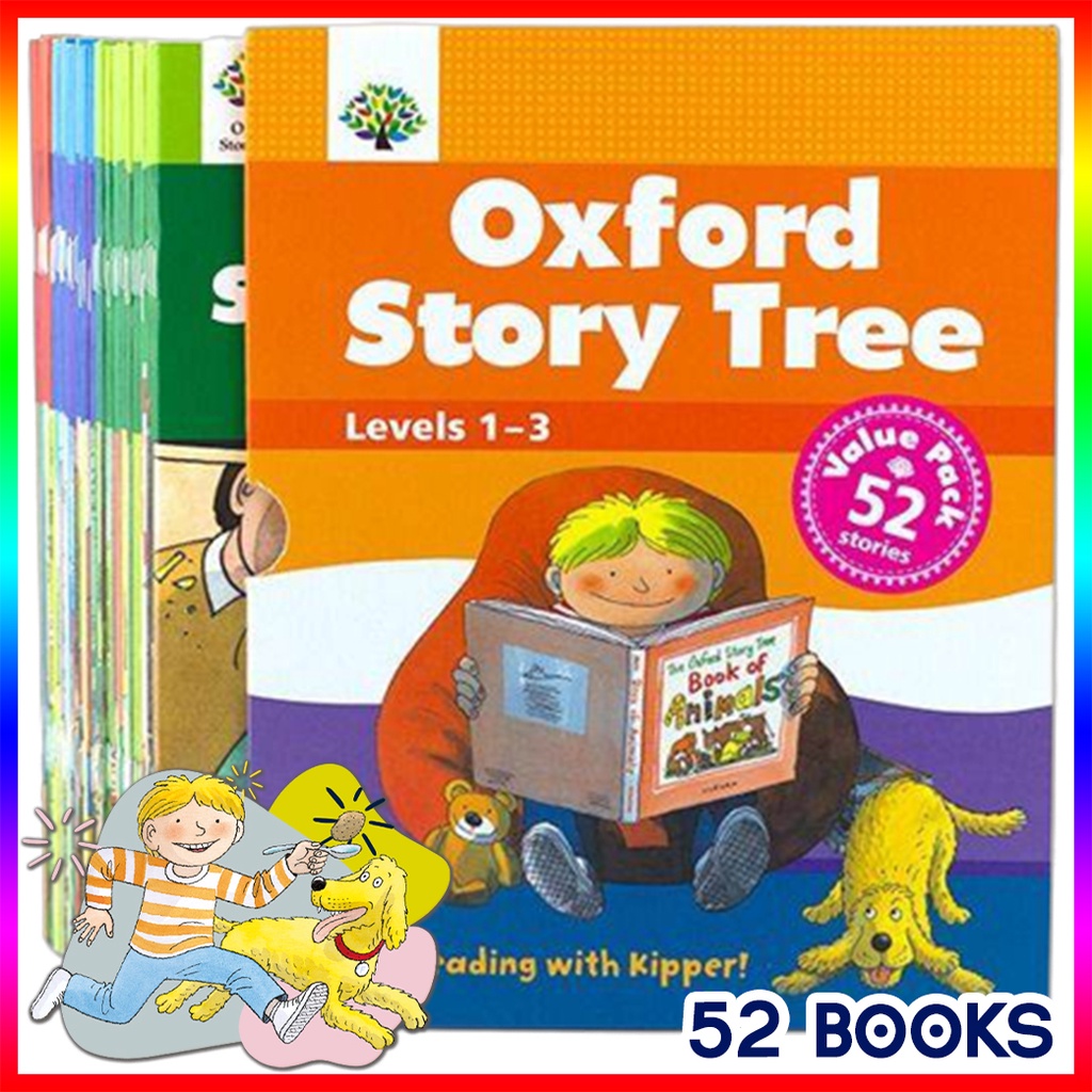 Oxford Tree Story Levels 1-3 52 Books/Set English Reading Picture Book ...