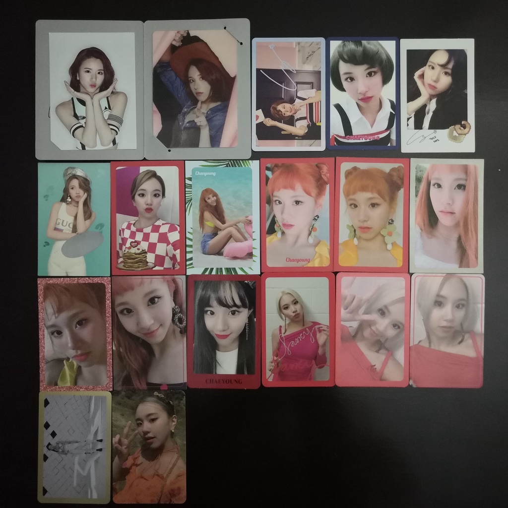 [sale!] Twice Chaeyoung Album Photocards: (cy) Page Signal Twicetagram 