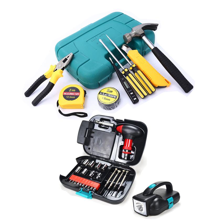 9 pcs Small Tool Kit, Mini Portable Tool Set, Hand Tool Repair Kit At ...