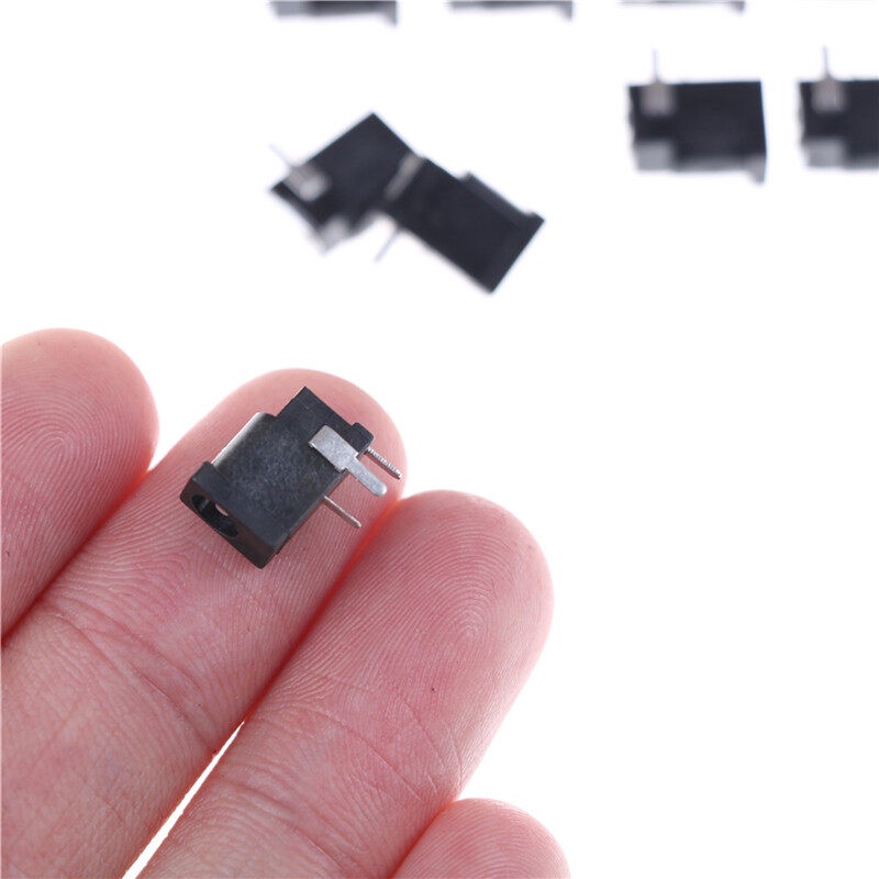 HF Sissi 10 Pcs Black 3 Pin 3.5mm x 1.3mm DC Power Jack Socket PCB