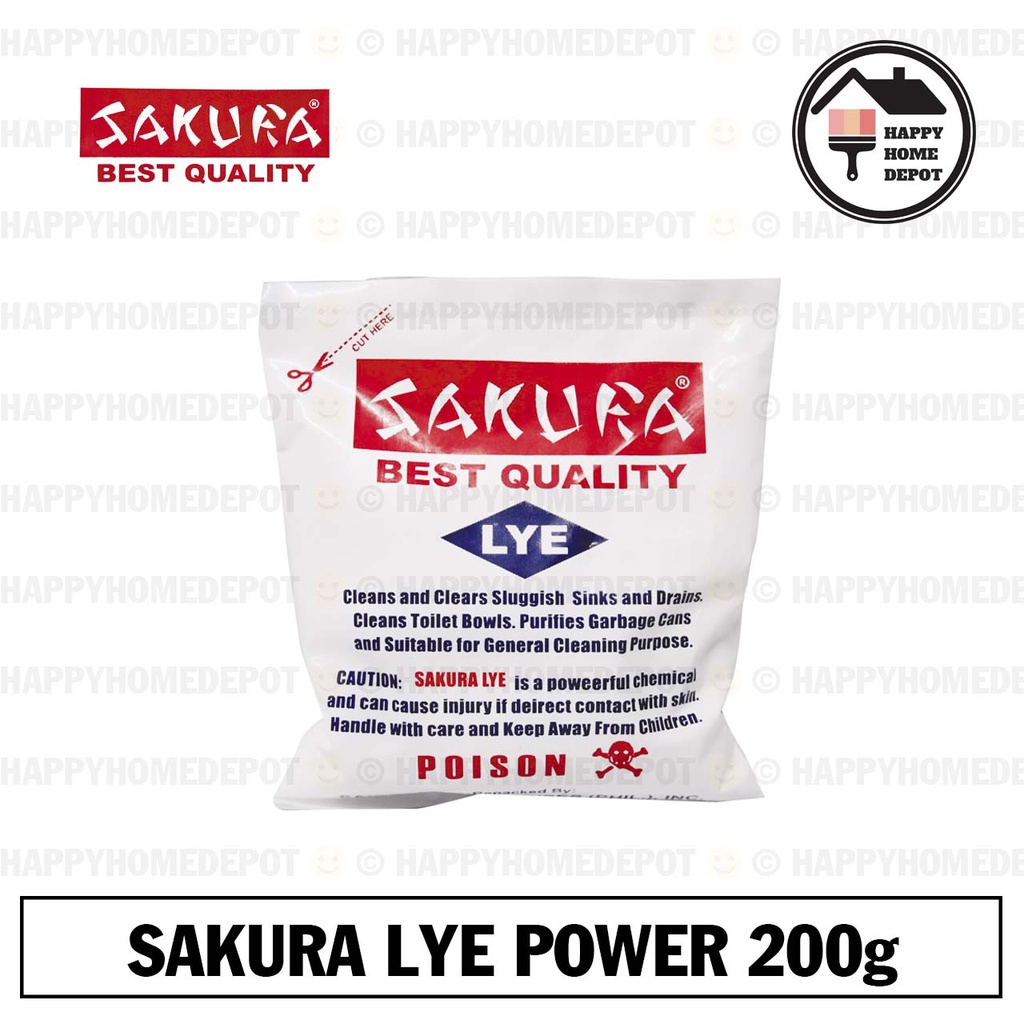 SAKURA LYE POWDER (200g) Shopee Philippines