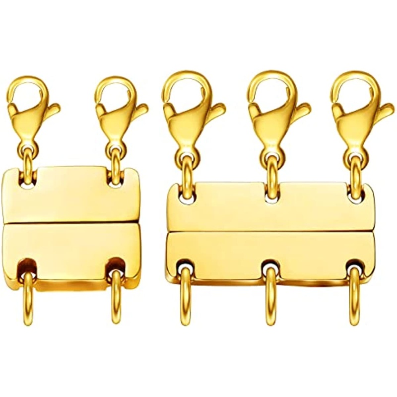 Necklace Layering Clasps Clasps for Jewelry ,18K Gold and