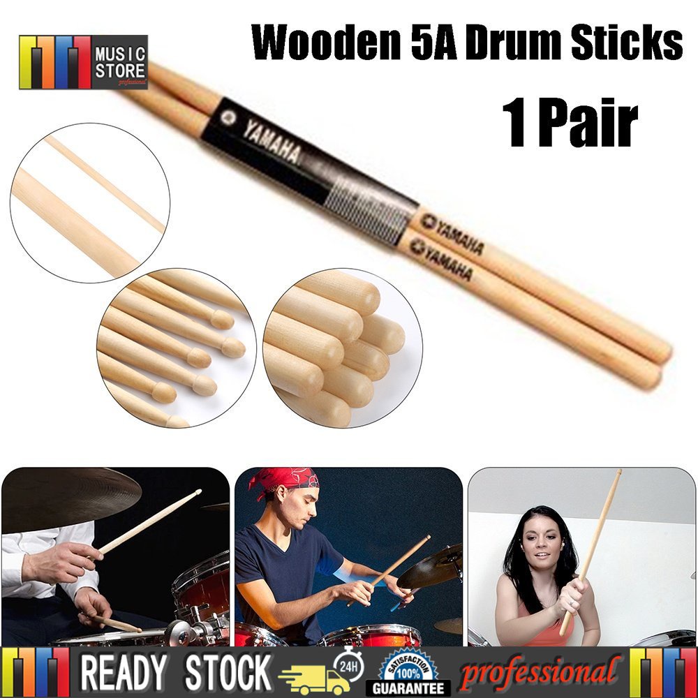 Wooden Drum Sticks 5A 7A YAMAHA Oak Wood Drumsticks Set Drum Sticks For