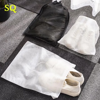SQ Dust Bags Travel Pouch for Home Office Travel Organ Non-Woven Cloth Drawstring Shoes Storage Bag
