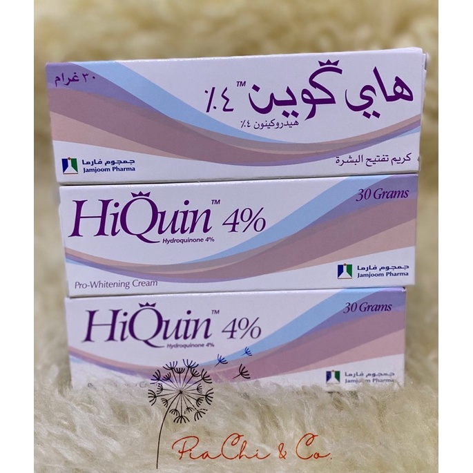 HiQuin 4 Hydroquinone Pro Whitening Cream 2025 Exp Chloasma Melasma