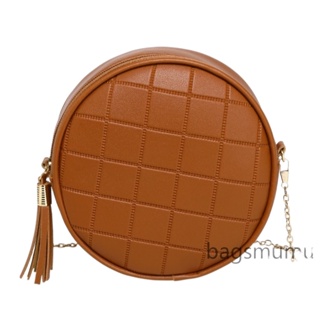 ☋♤✐Mumu Circle Korean Cute Tassel Sling Bag #2065