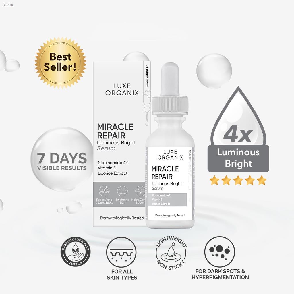 Motorcycles LUXE ORGANIX Miracle Repair Luminous Bright Serum 30ml