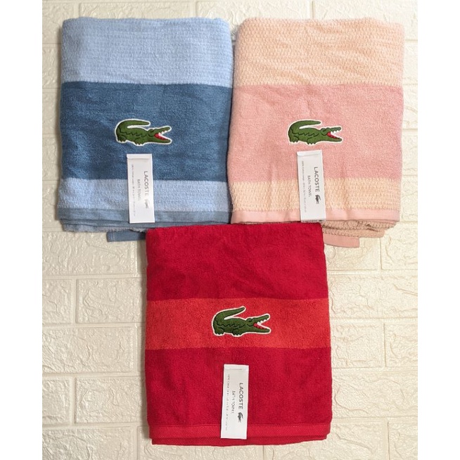 Original Lacoste Bath Towel (USA) Shopee Philippines