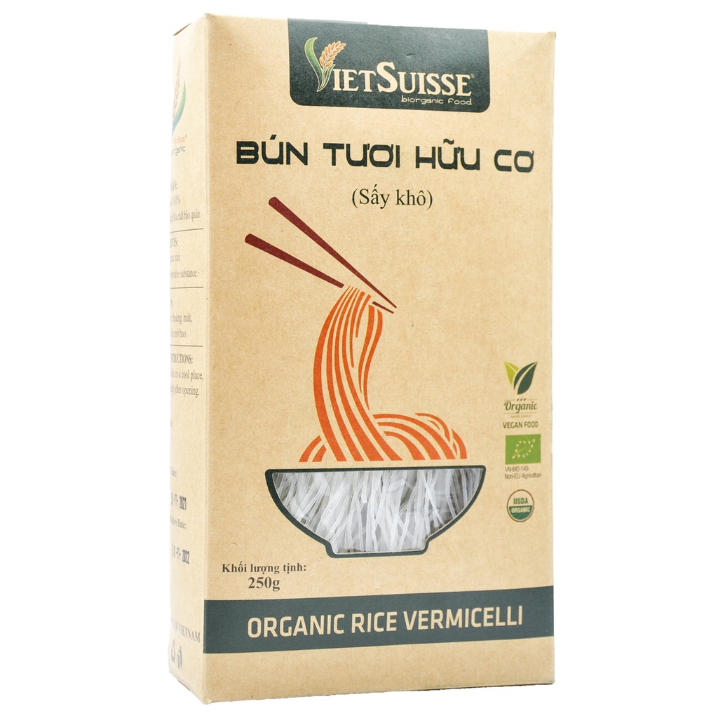 VietSuisse Organic Rice Vermicelli (250g) Shopee Philippines