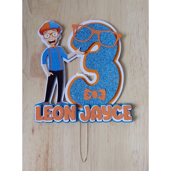 Blippi Customized Cake Topper Shopee Philippines