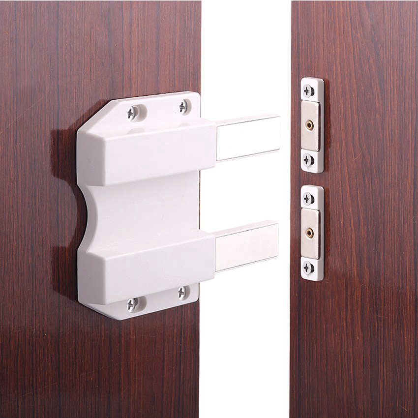 □Double Magnetic Touch Press Catch Latch Push to Open Cabinet & Door Latch/Catch Closures for Furn